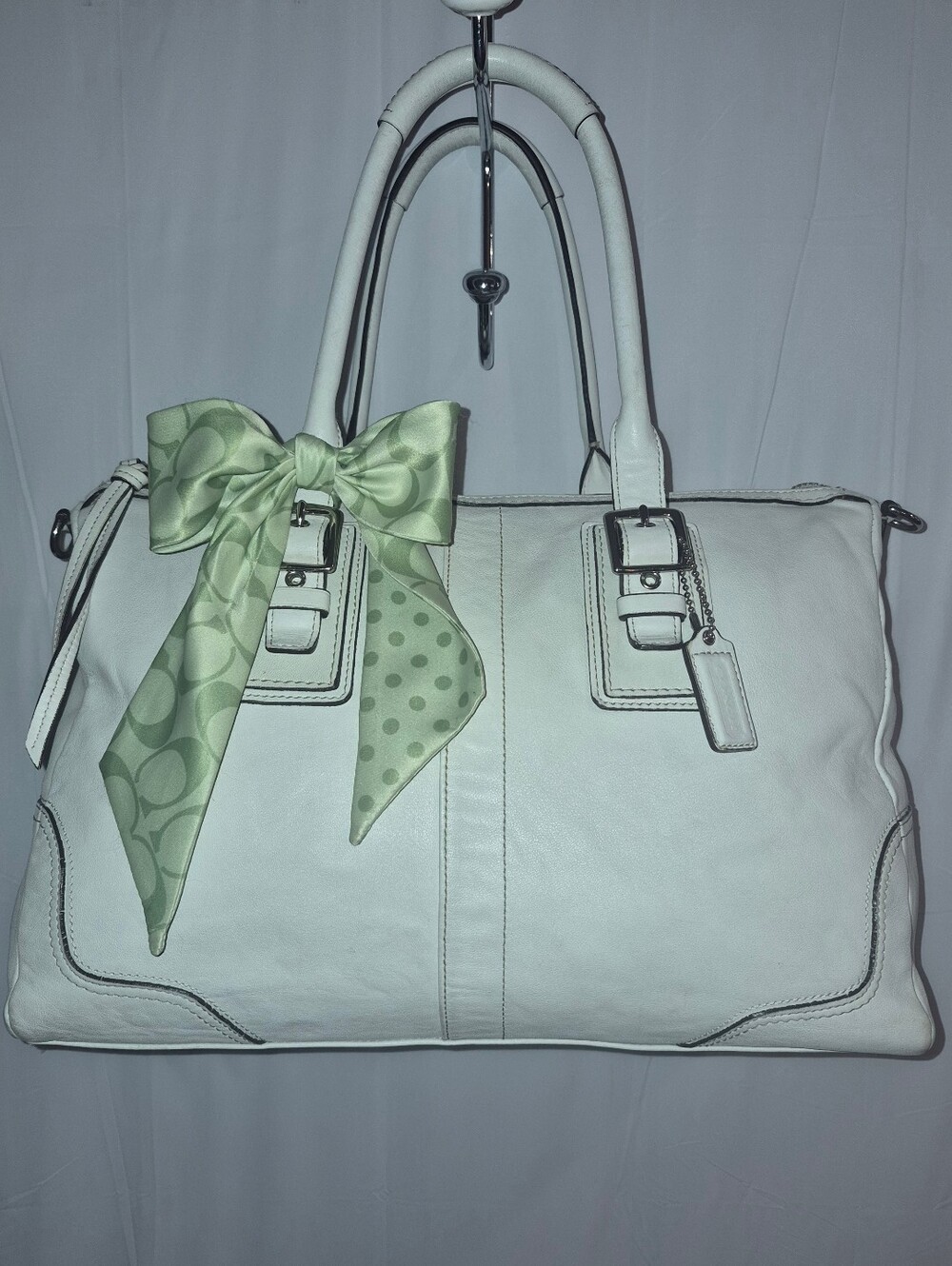 Coach Hampton's Leather Satchel